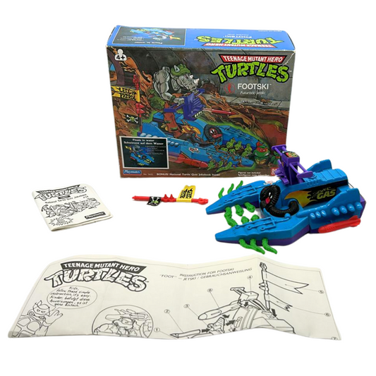 Teenage Mutant Ninja Turtles Footski boxed with inserts near complete 770