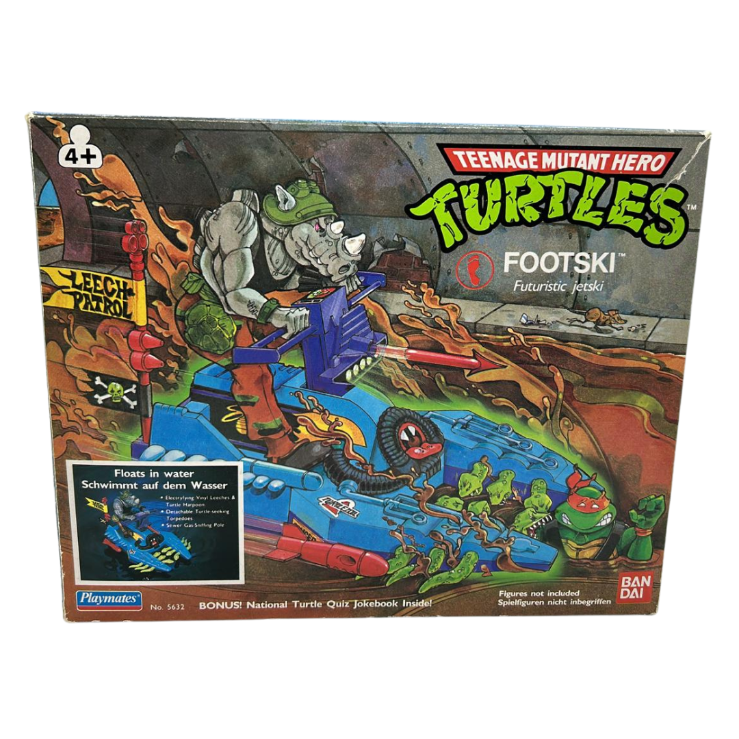 Teenage Mutant Ninja Turtles Footski boxed with inserts near complete 770