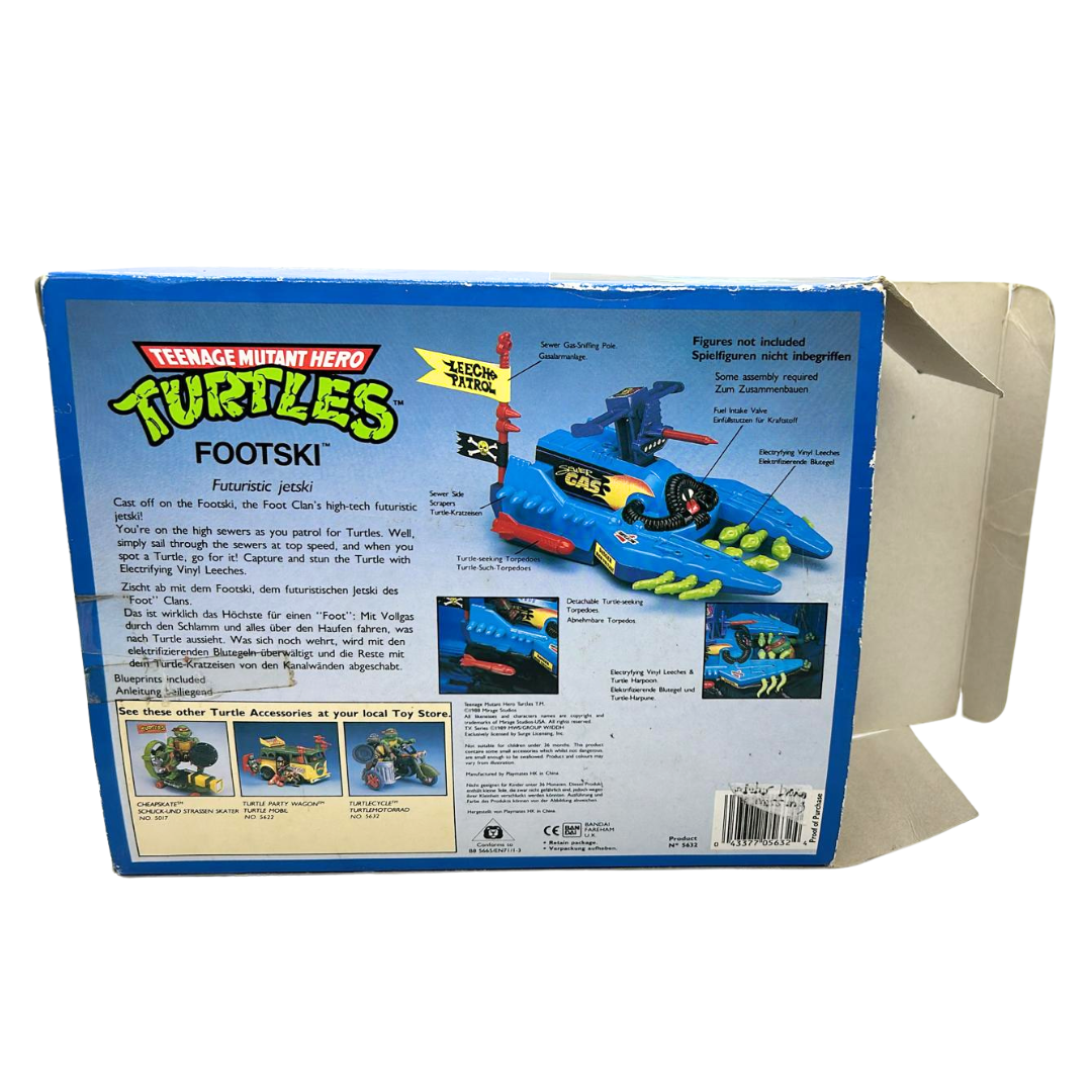 Teenage Mutant Ninja Turtles Footski boxed with inserts near complete 770