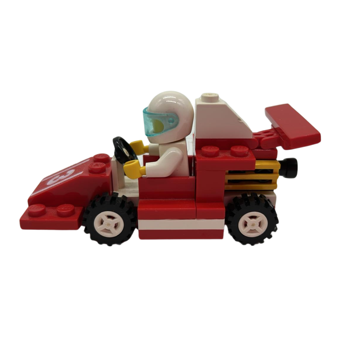 Lego 6509 Red Racer race car 1991 with box and instructions