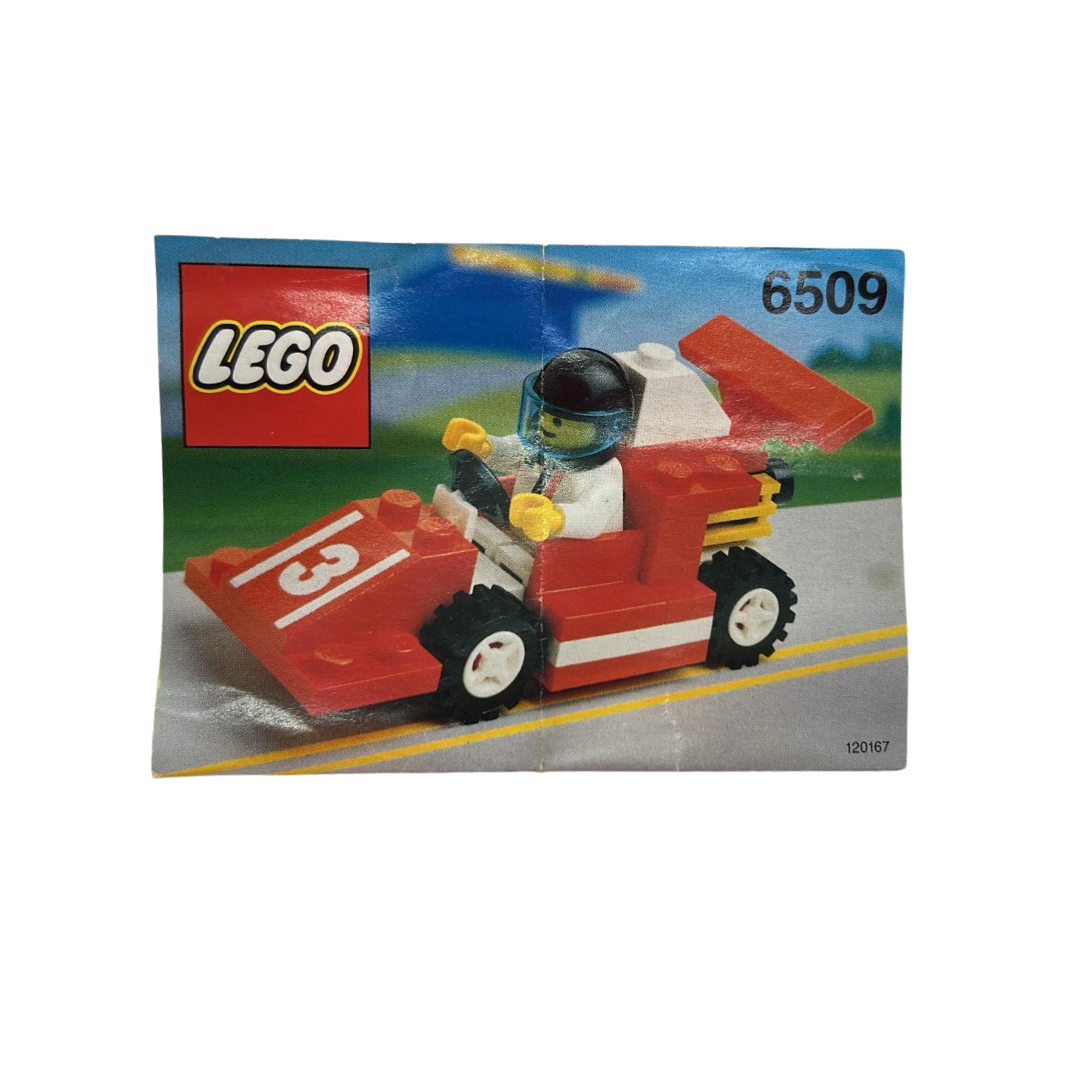 Lego 6509 Red Racer race car 1991 with box and instructions