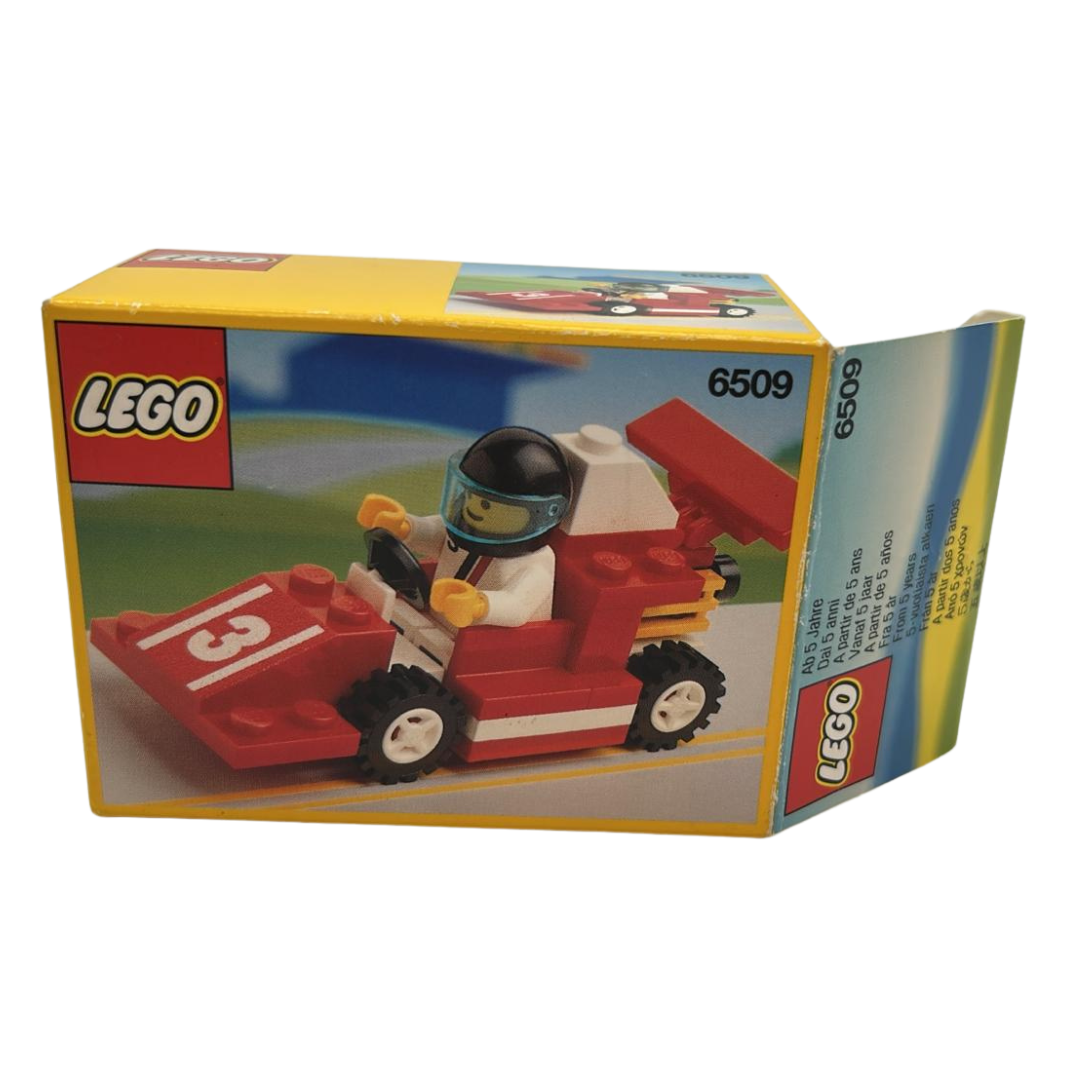 Lego 6509 Red Racer race car 1991 with box and instructions
