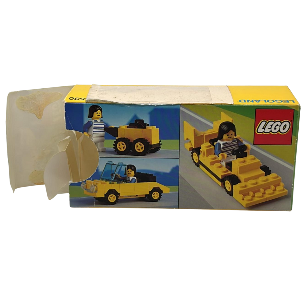 Lego 6530 Sport Coupe city car 1990 with box and instructions