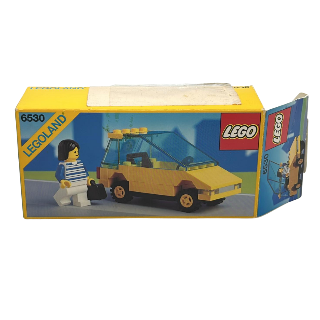 Lego 6530 Sport Coupe city car 1990 with box and instructions