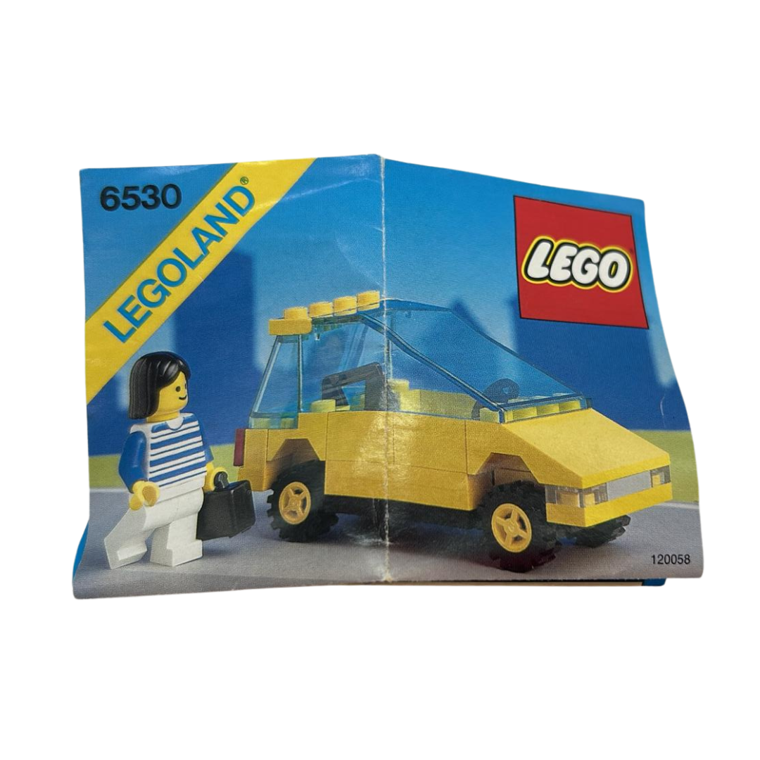 Lego 6530 Sport Coupe city car 1990 with box and instructions