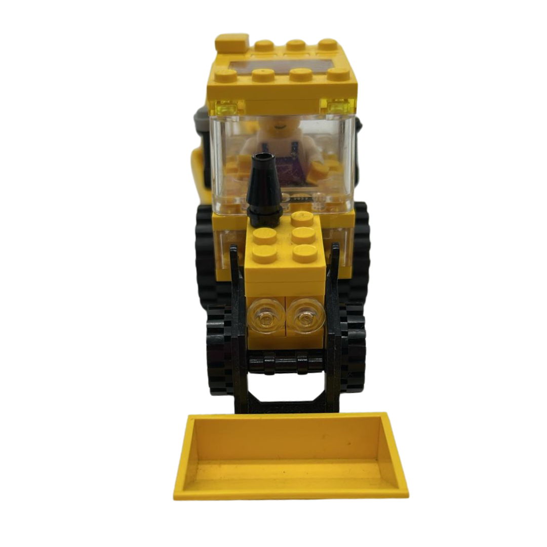 Lego 6662 Backhoe digger 1992 with box near complete