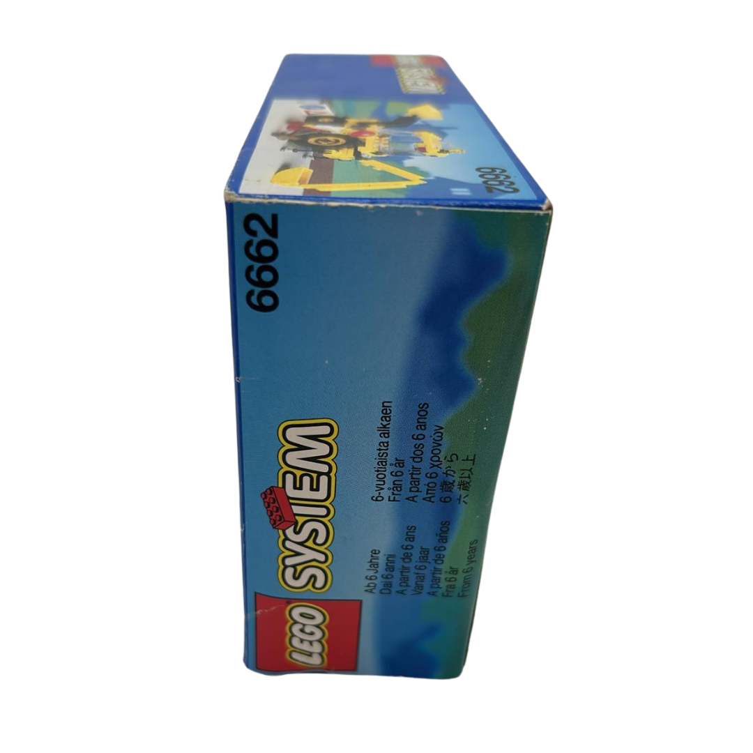 Lego 6662 Backhoe digger 1992 with box near complete