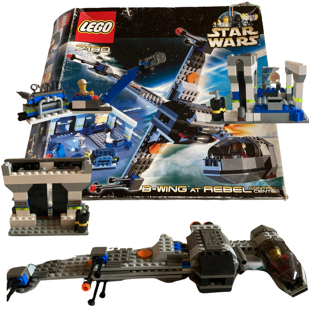 LEGO 7180 Star Wars: B-wing at Rebel Control Center  Tech, Pilot,  Droid. Inc