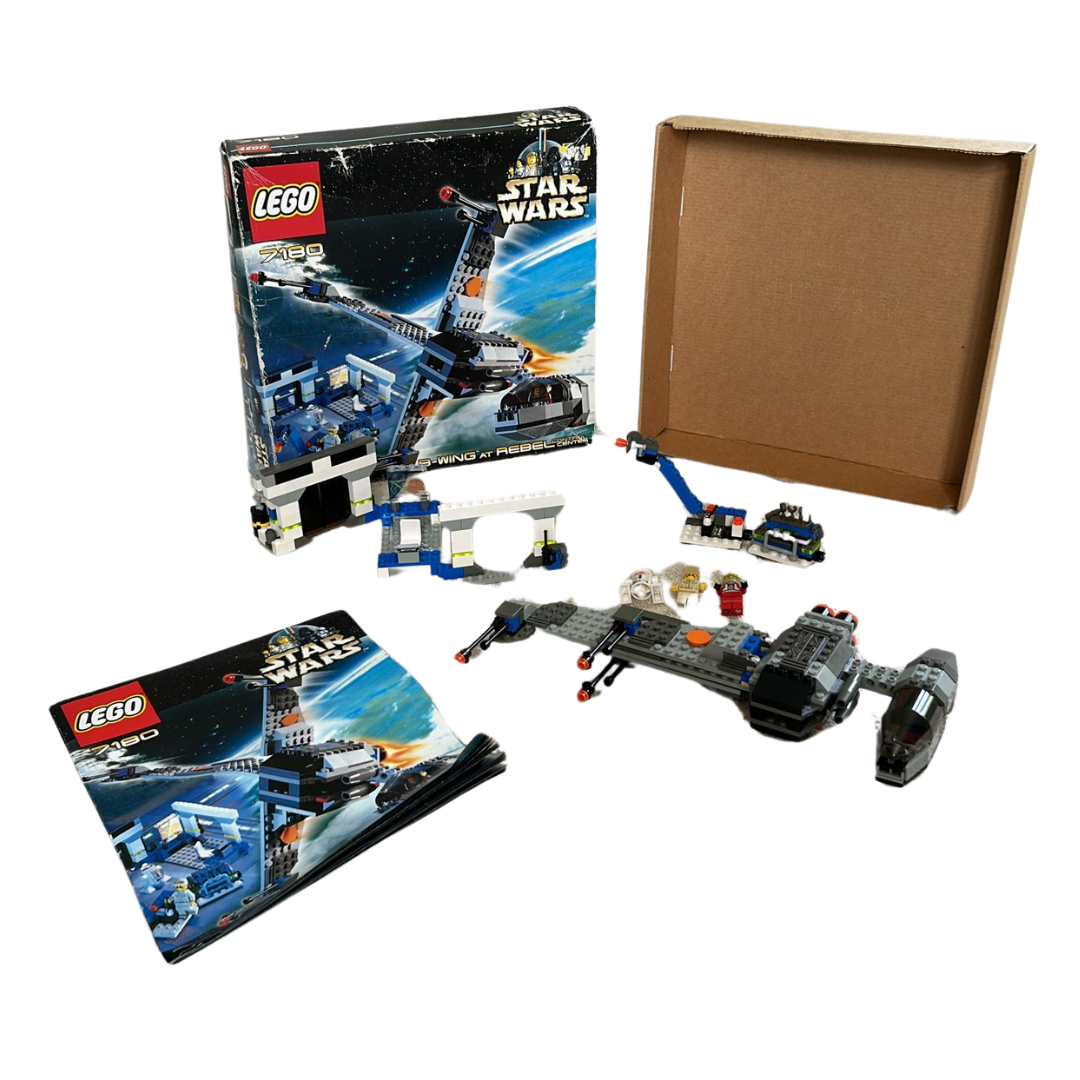 LEGO 7180 Star Wars: B-wing at Rebel Control Center  Tech, Pilot,  Droid. Inc