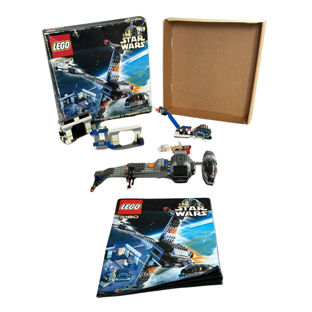 LEGO 7180 Star Wars: B-wing at Rebel Control Center  Tech, Pilot,  Droid. Inc