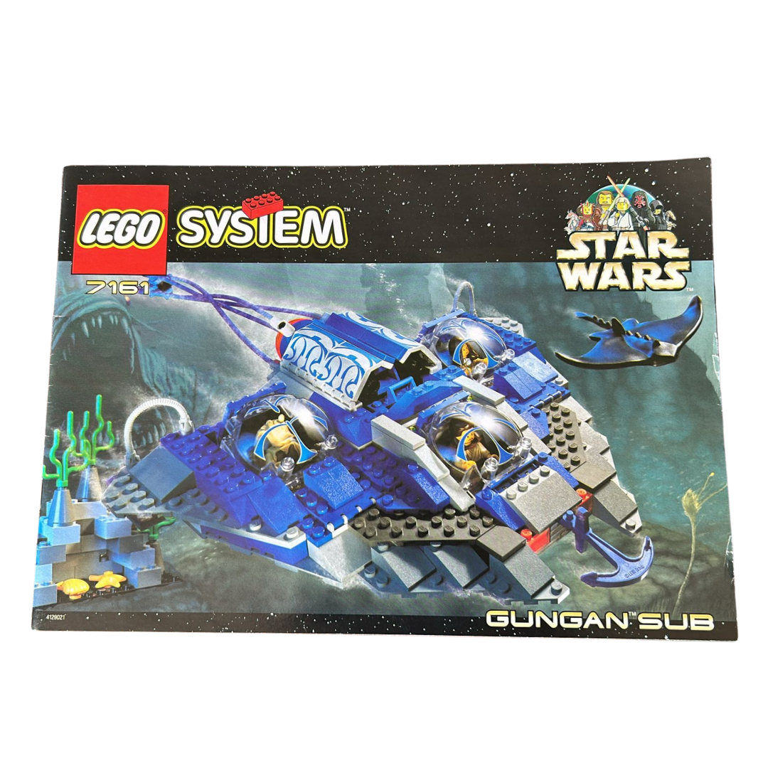 Lego Star Wars 7161, Gungan Sub, complete with mini figures box and instructions