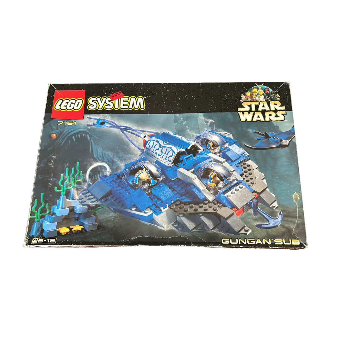 Lego Star Wars 7161, Gungan Sub, complete with mini figures box and instructions