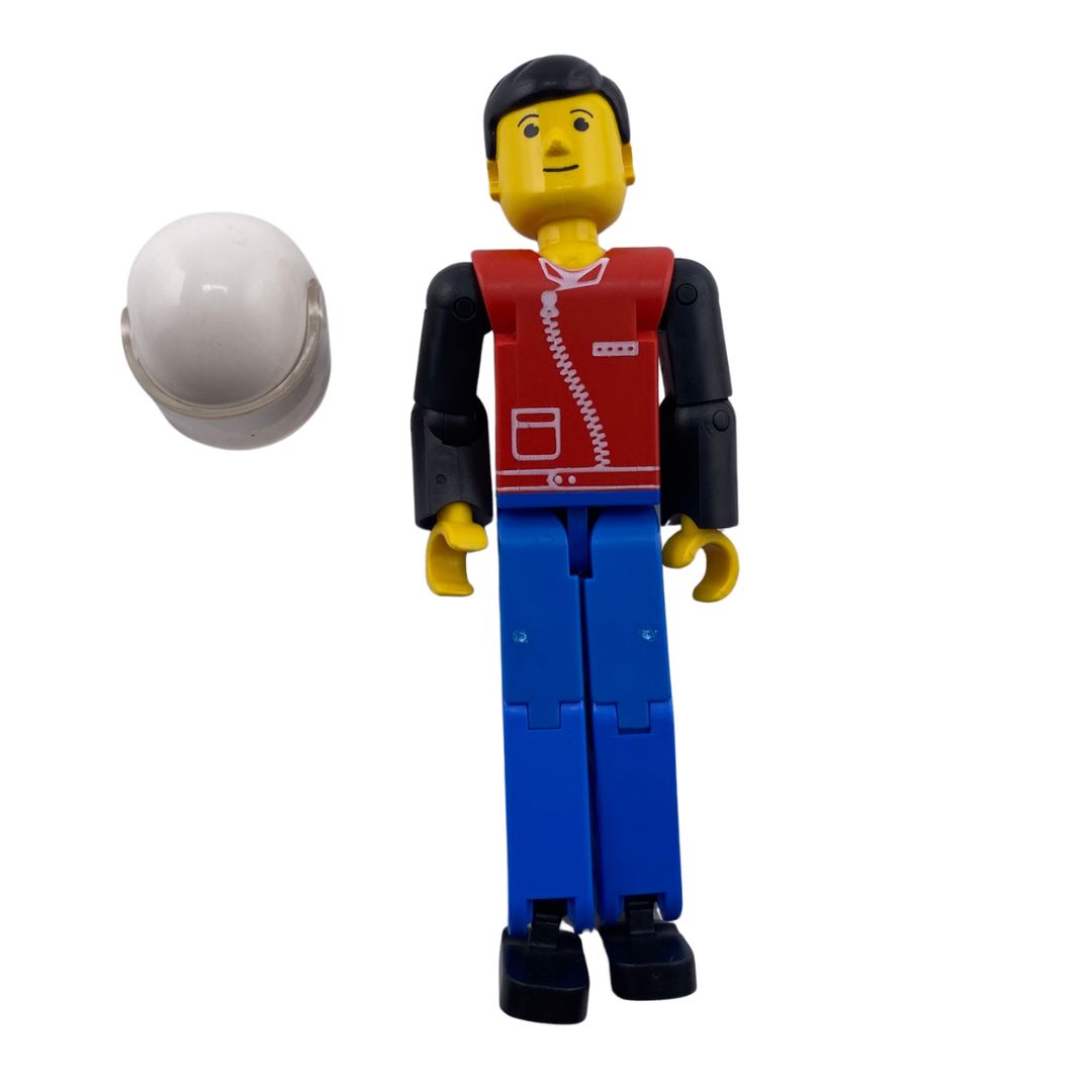 Lego Technic figure with helmet vintage 1980's figure 407