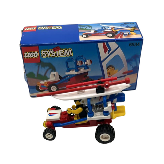 Lego 6534 Beach Bandit car 1992 with box and instructions