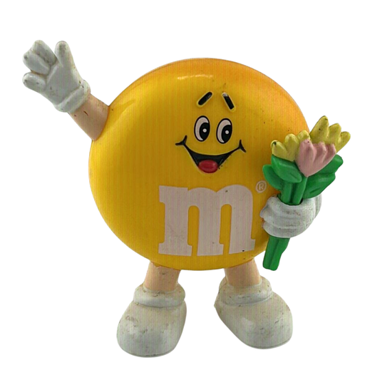 M&M’s Minis Dispenser Green Flowers 1992  candy Dispenser Mars Candy 193
