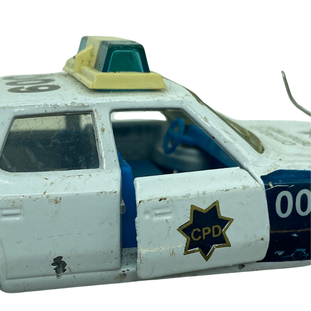 Matchbox Super Kings Plymouth Gran Fury Police Car with aerial 1979 Lesney 130