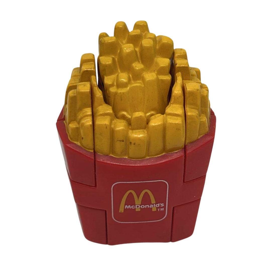 McDonalds Happy Meal Transformer toy dinosaur fries 1990 2483