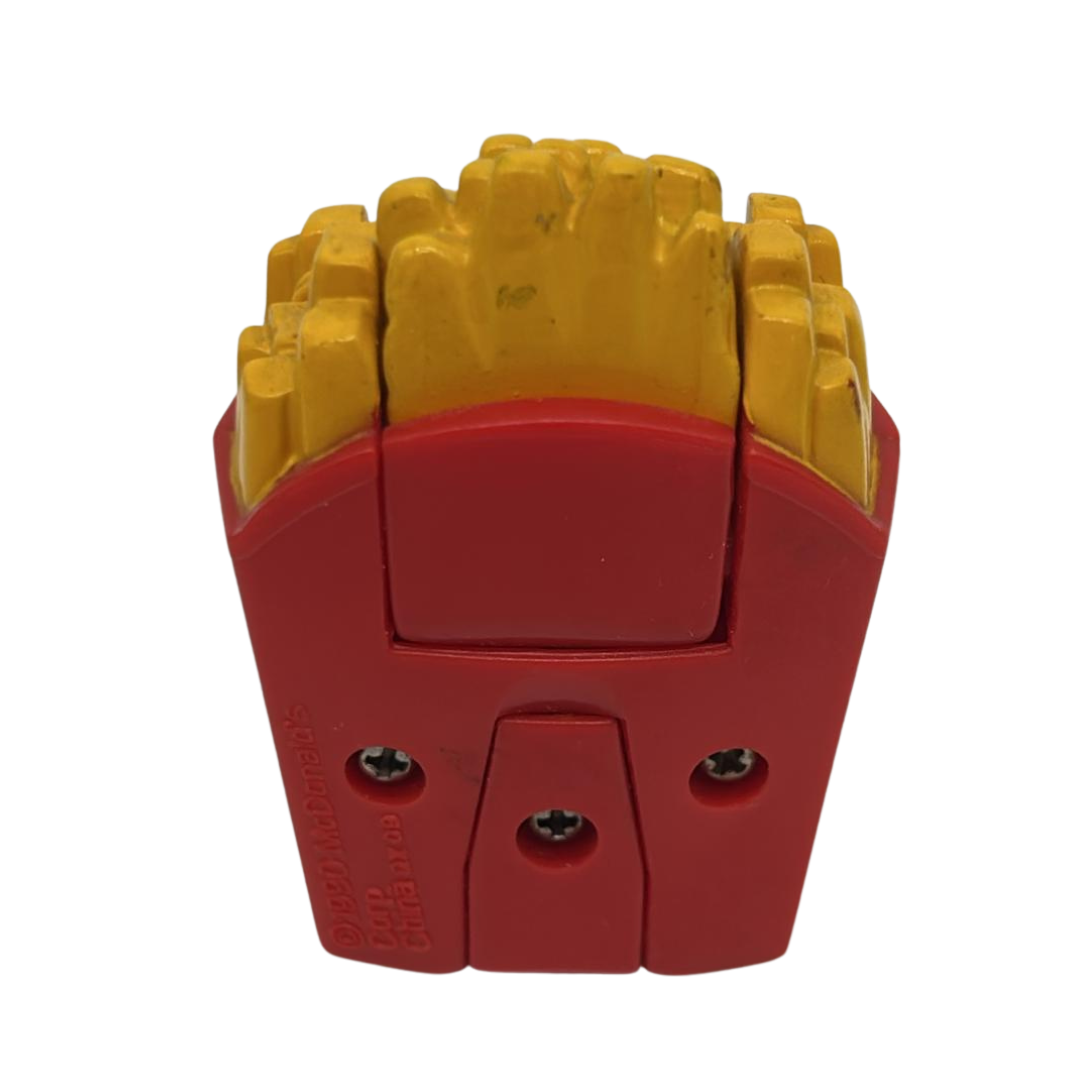 McDonalds Happy Meal Transformer toy dinosaur fries 1990 2483