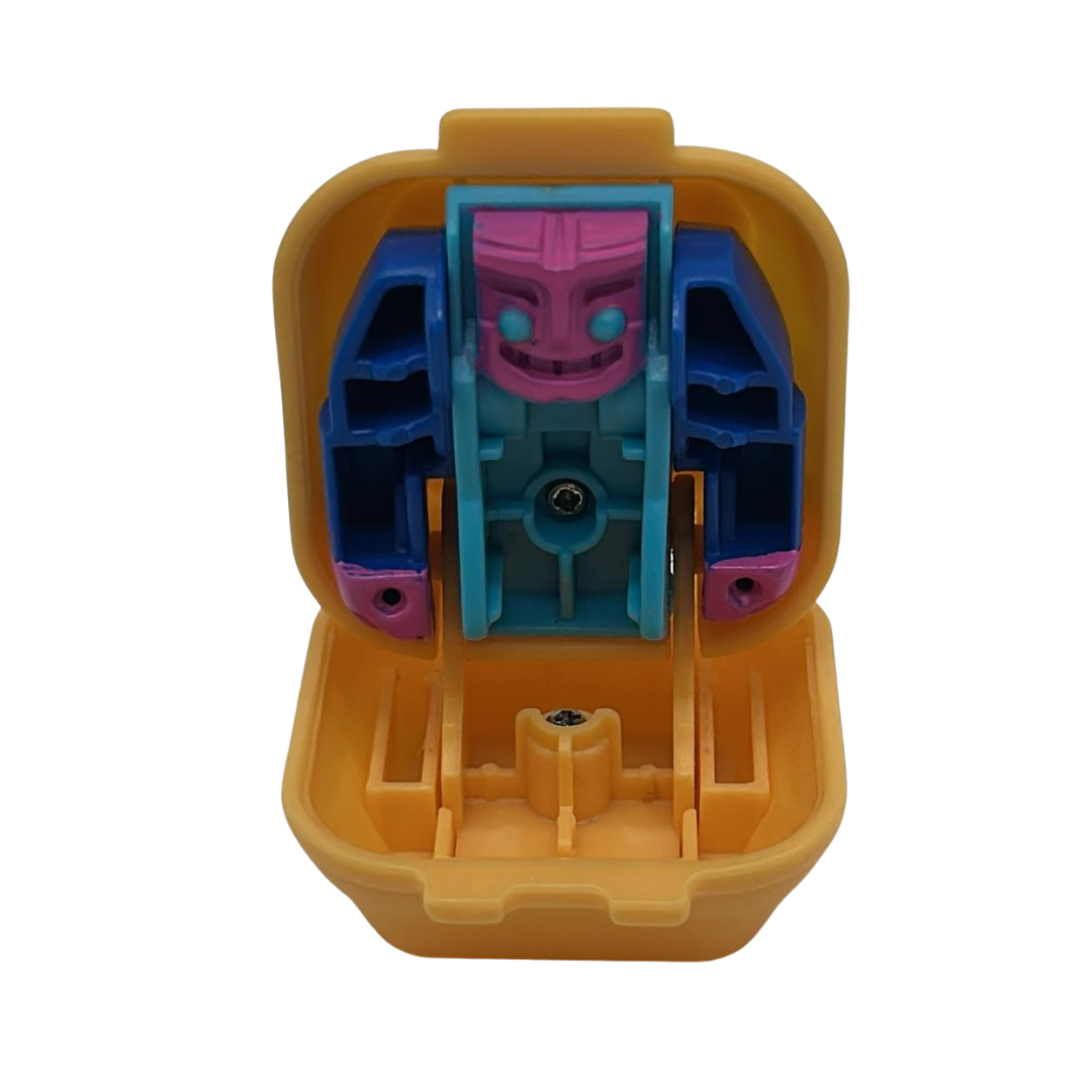 McDonalds Happy Meal Transformer toy robot quarterpounder burger 1988 2483