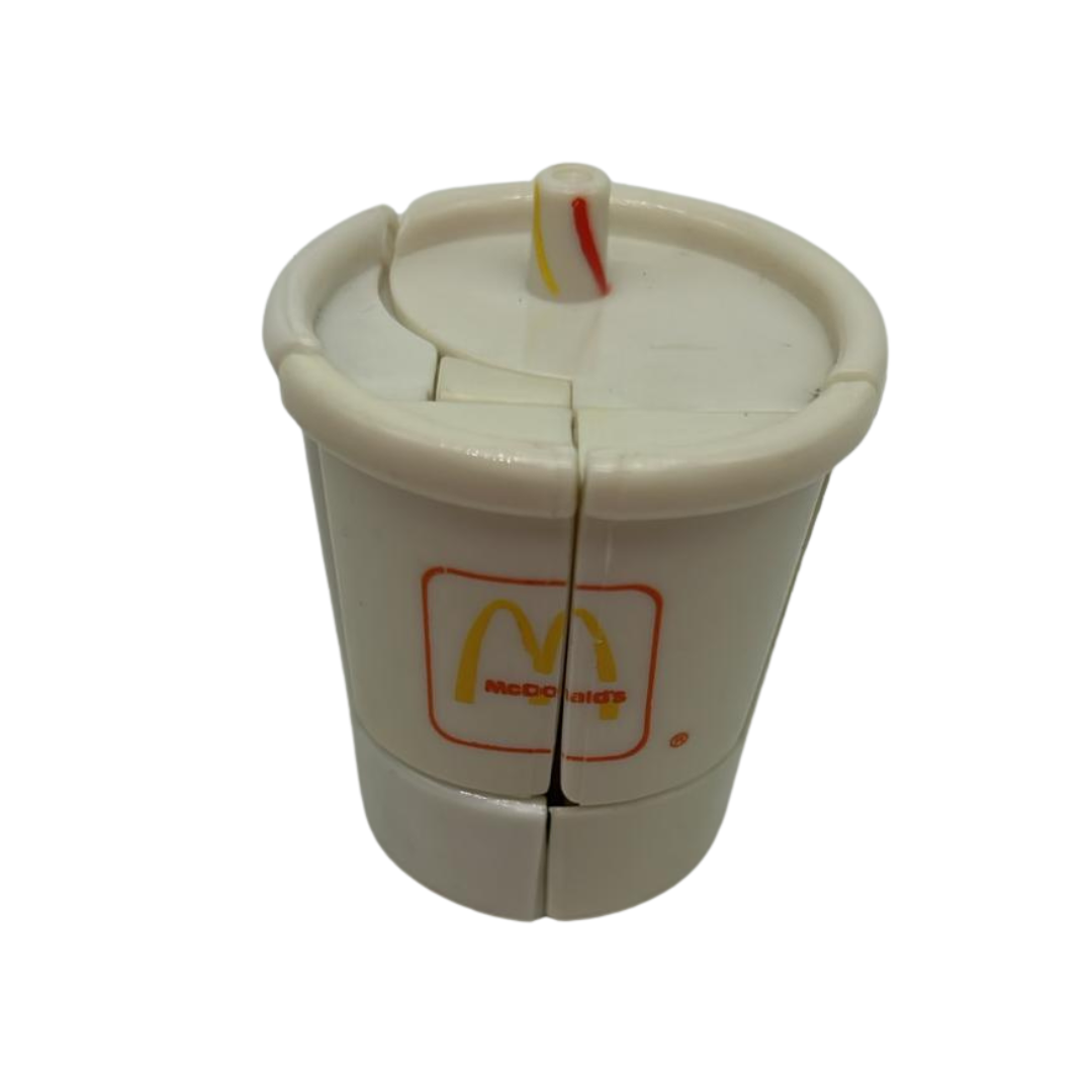 McDonalds Happy Meal Transformer toy milkshake 1988 changeables 2483