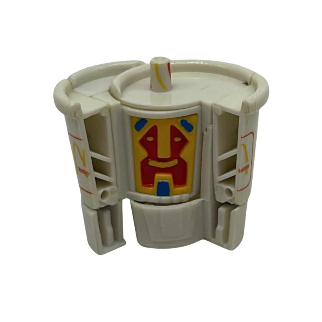 McDonalds Happy Meal Transformer toy milkshake 1988 changeables 2483