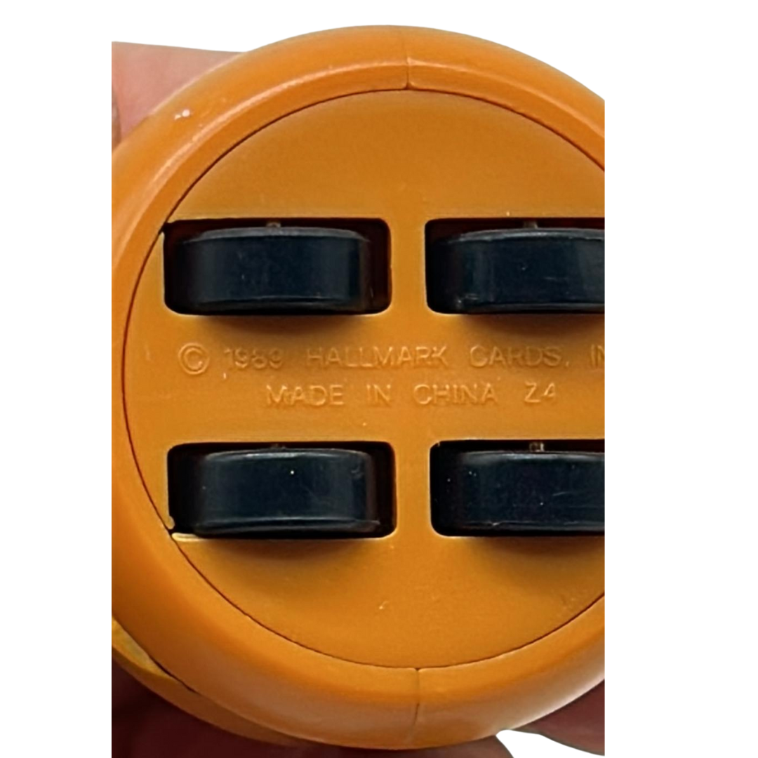 Burger King Toy Cheese Burger Lickety Split Rolling Food Racer Hallmark 1989 248