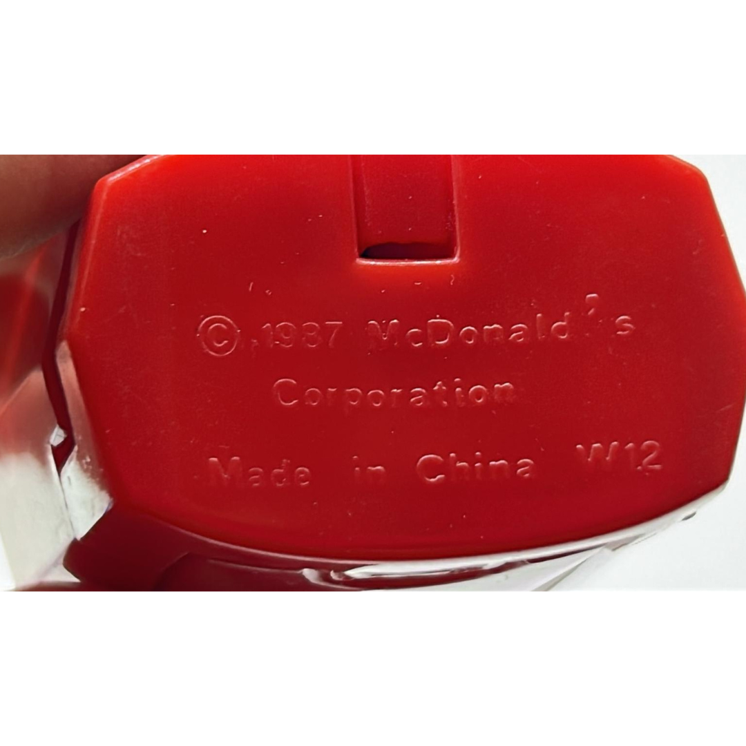 McDonalds Happy Meal Transformer toy Robot fries 1987 2483