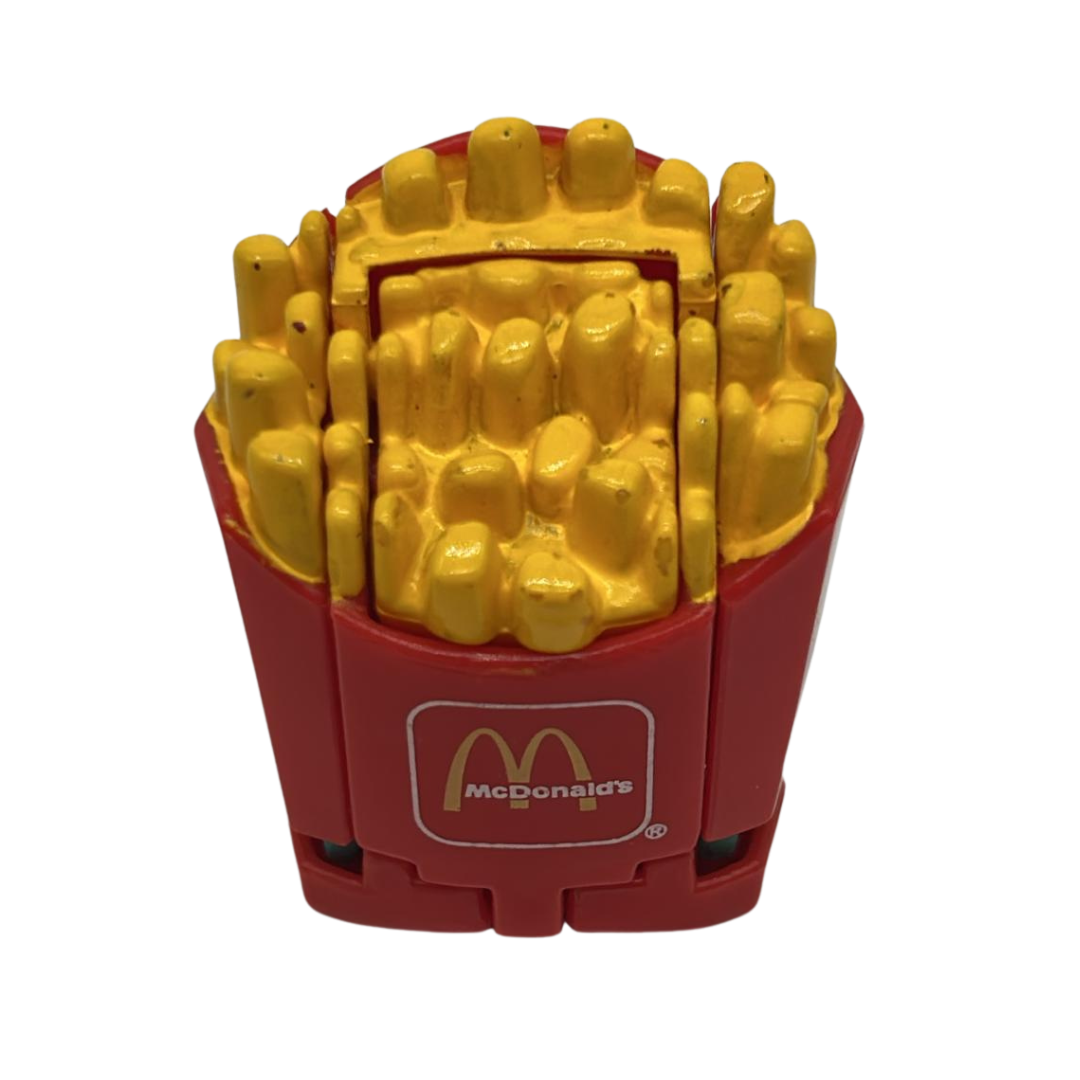 McDonalds Happy Meal Transformer toy Robot fries 1987 2483