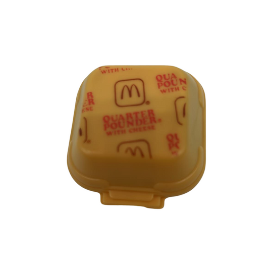 McDonalds Happy Meal Transformer toy robot quarterpounder burger 1988 2483