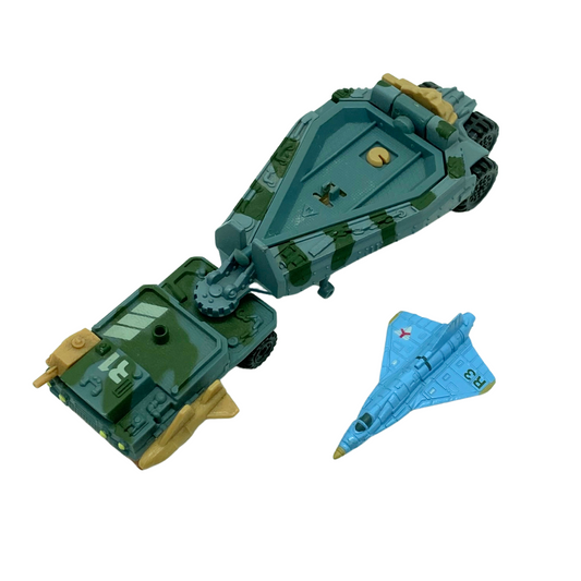Mega Force XT Enforcer  vehicle with jet by Kenner near complete 45