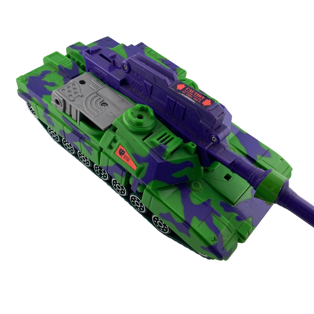 Transformers G2 Megatron green tank action figure not complete 352