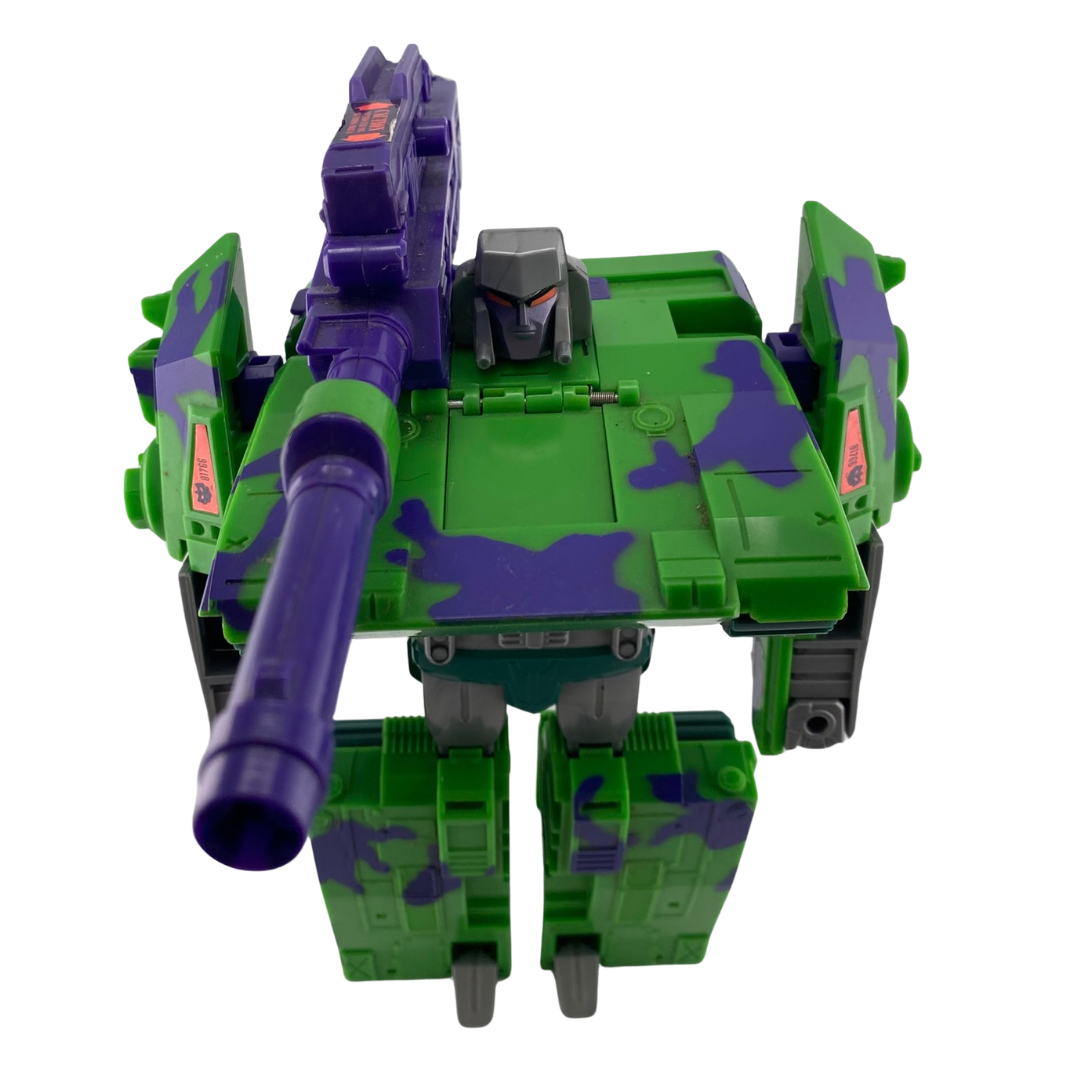 Transformers G2 Megatron green tank action figure not complete 352