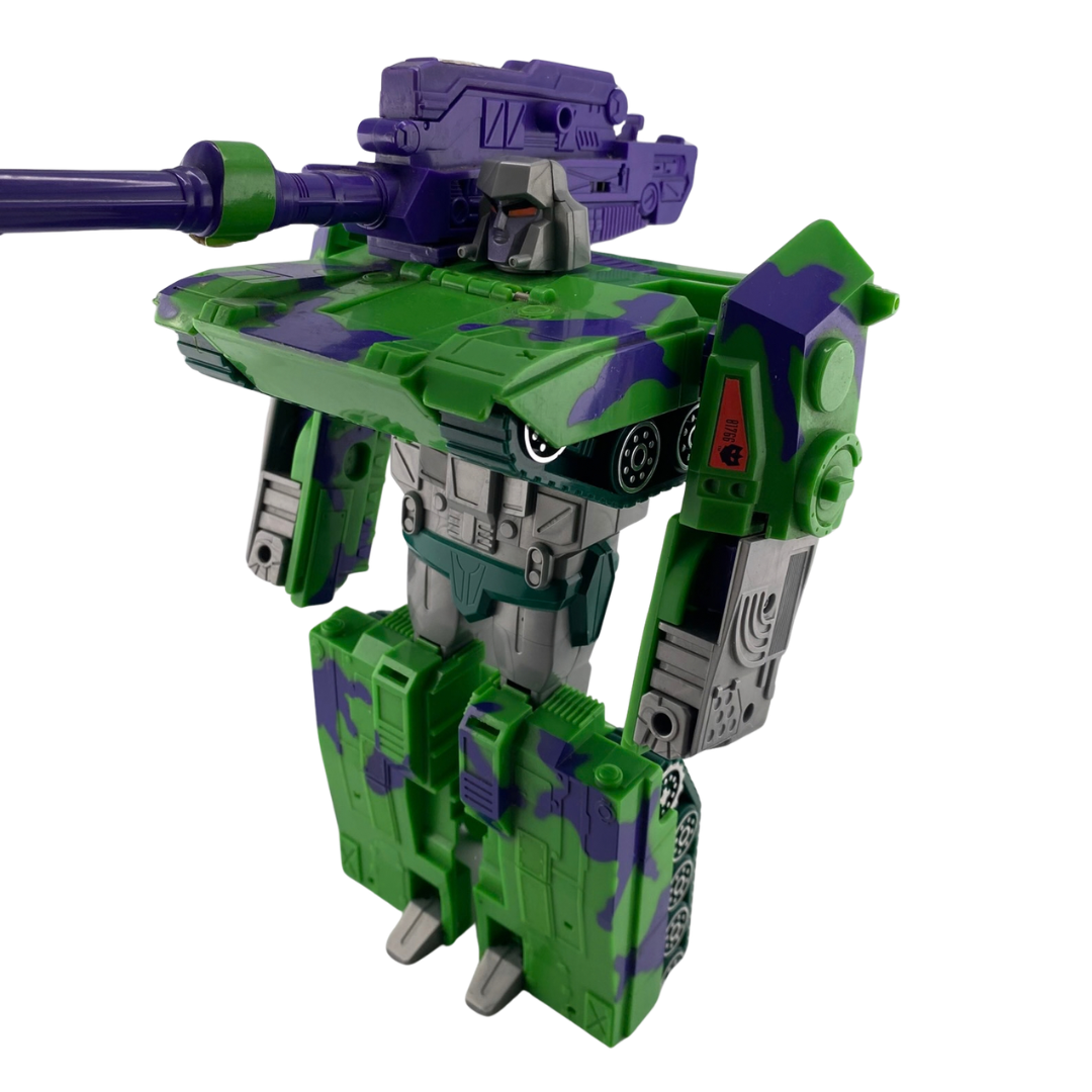 Transformers G2 Megatron green tank action figure not complete 352