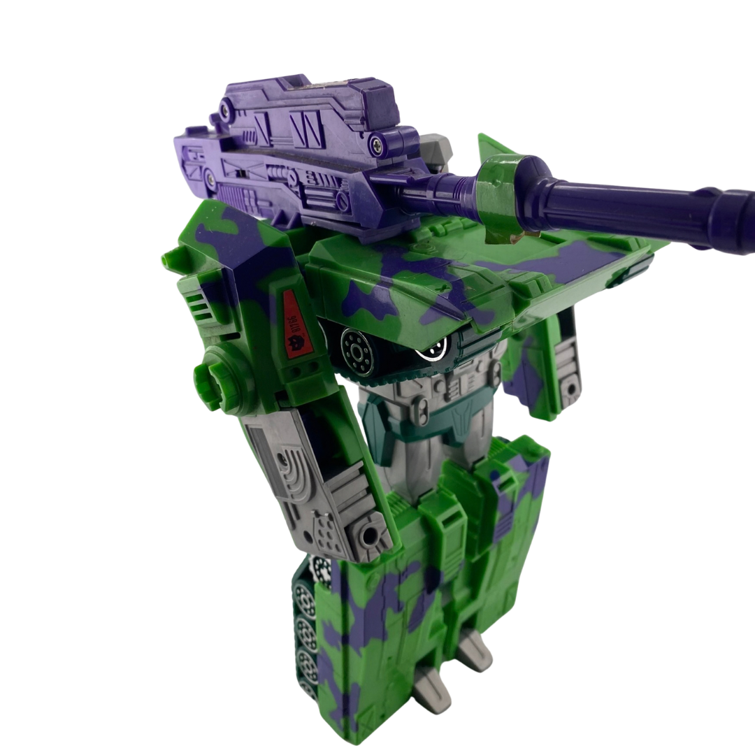 Transformers G2 Megatron green tank action figure not complete 352