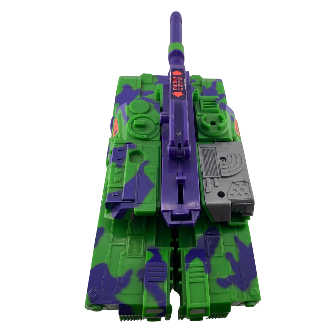 Transformers G2 Megatron green tank action figure not complete 352
