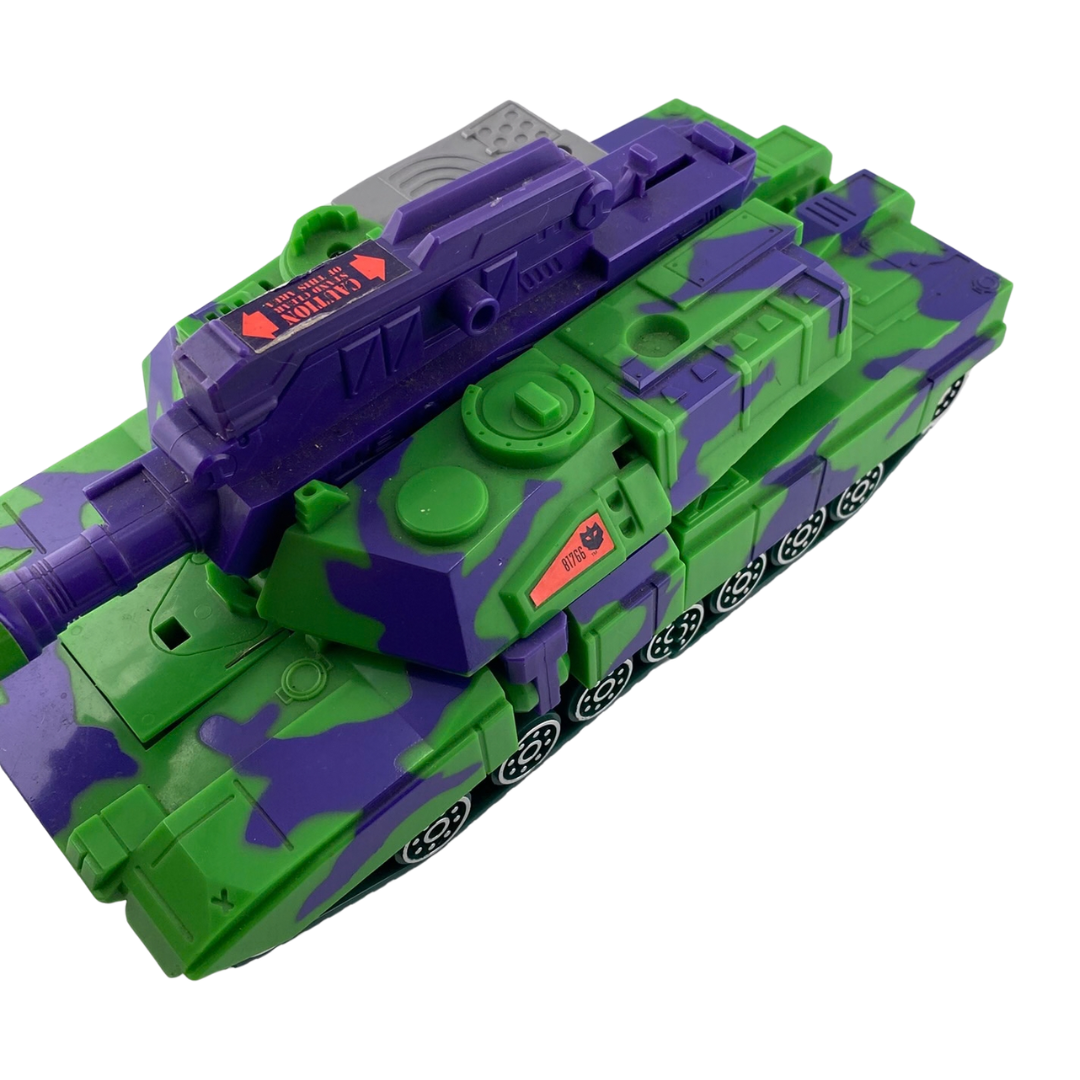 Transformers G2 Megatron green tank action figure not complete 352