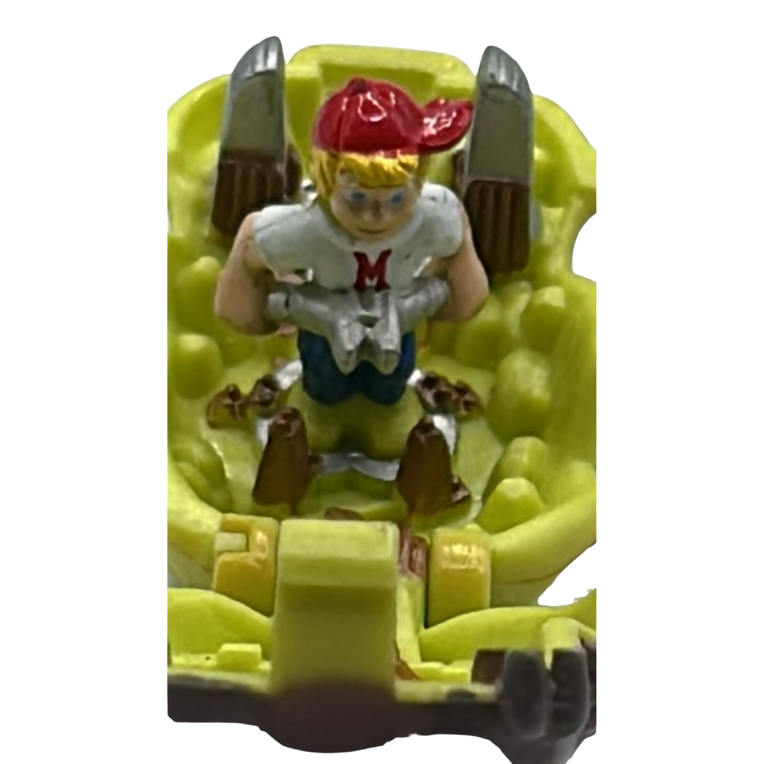 Mighty Max Brain Face / Lobotix complete set Shrunken Head 398