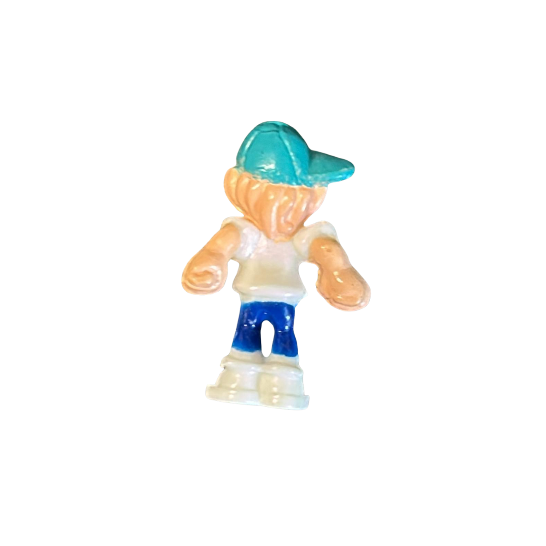 Mighty Max figure purple cap empty hands in fists series one 493