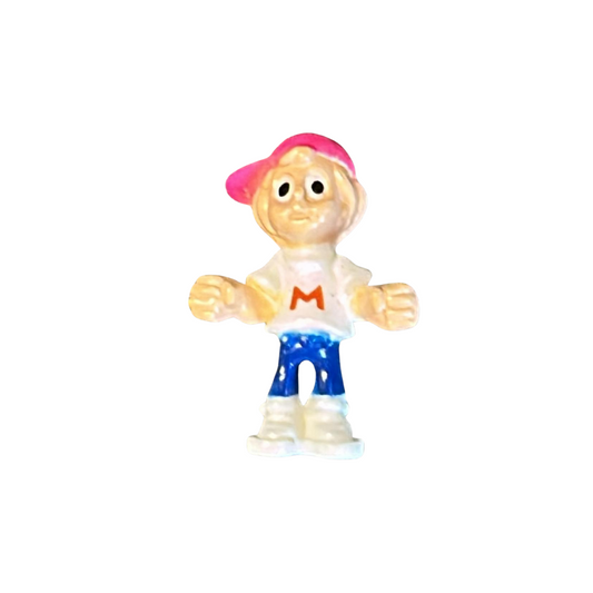 Mighty Max figure pink cap empty hands good paint 493