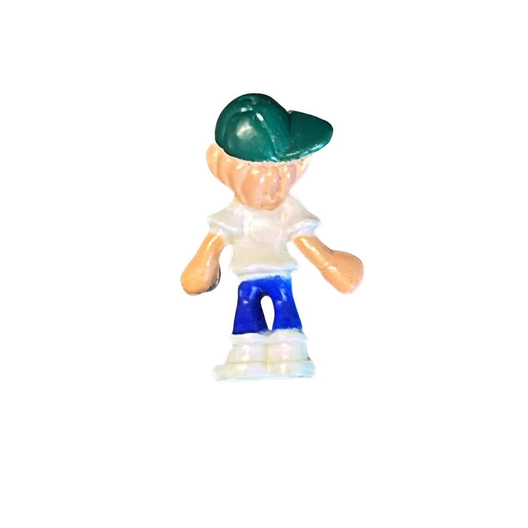 Mighty Max figure green cap empty hands good paint 493