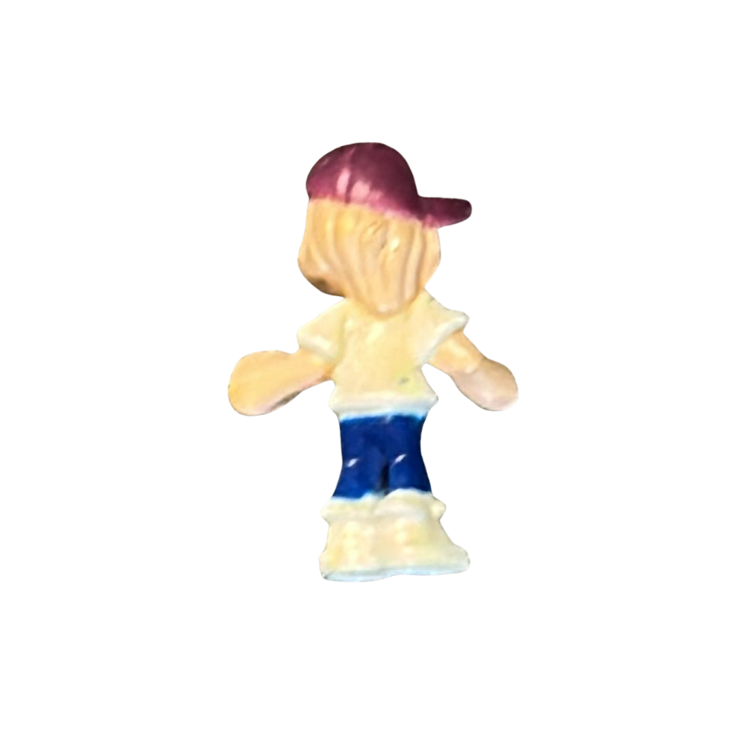 Mighty Max figure green cap empty hands turning left good paint 493