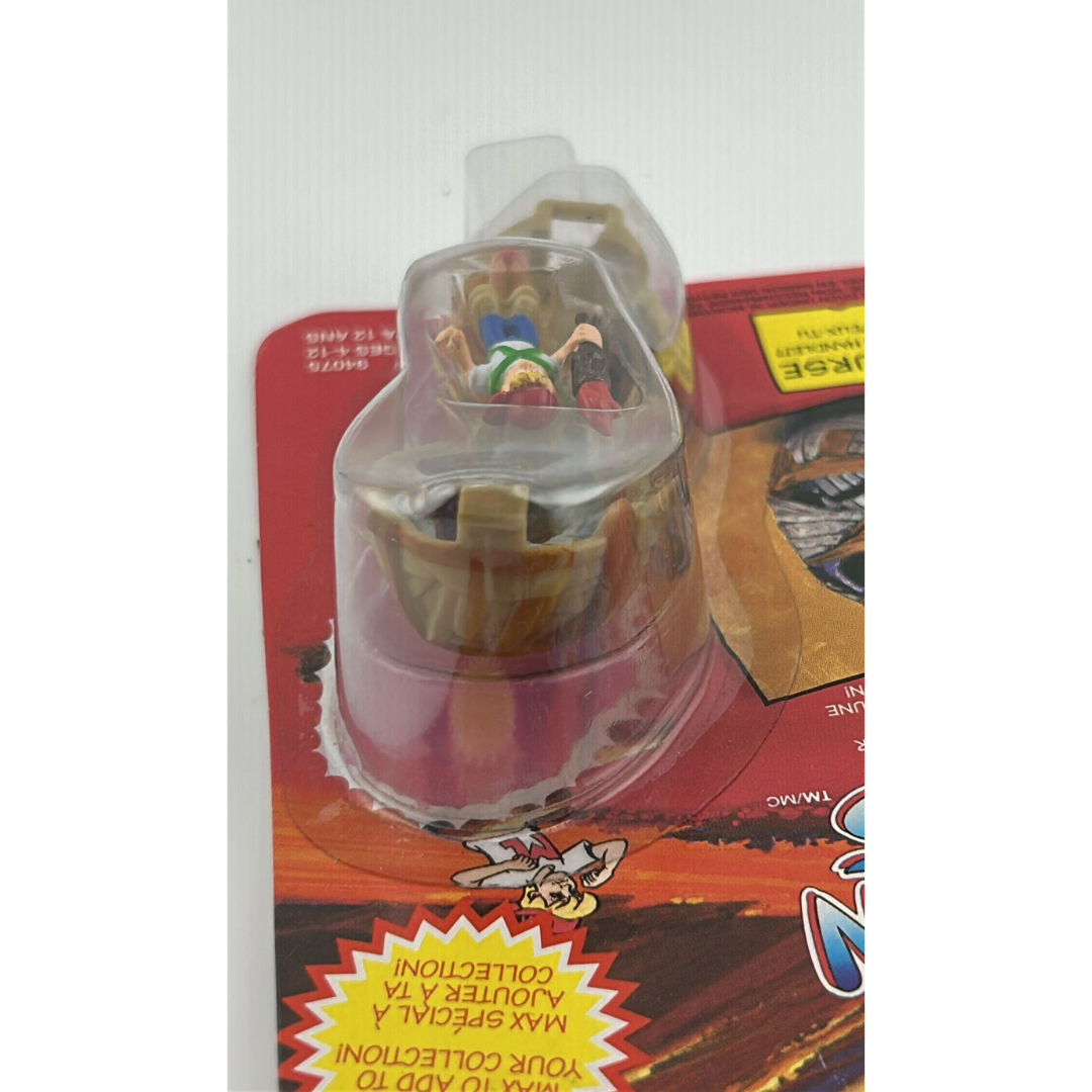 Mighty Max Pharoah's Curse Shrunken Heads MOC on Canadian card Irwin toys
