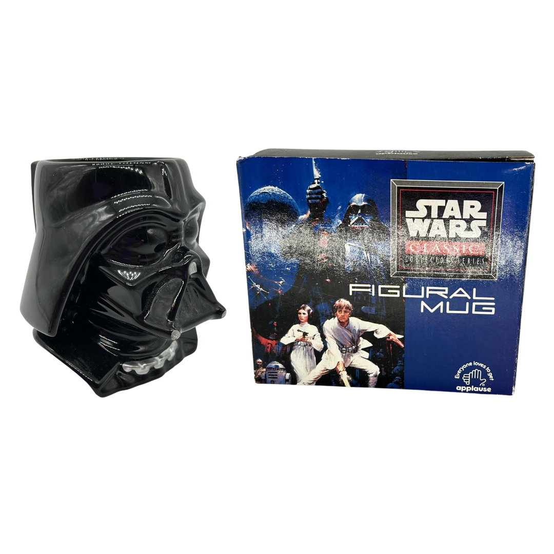 Applause Star Wars Darth Vader Figural Ceramic Mug in box with certificate