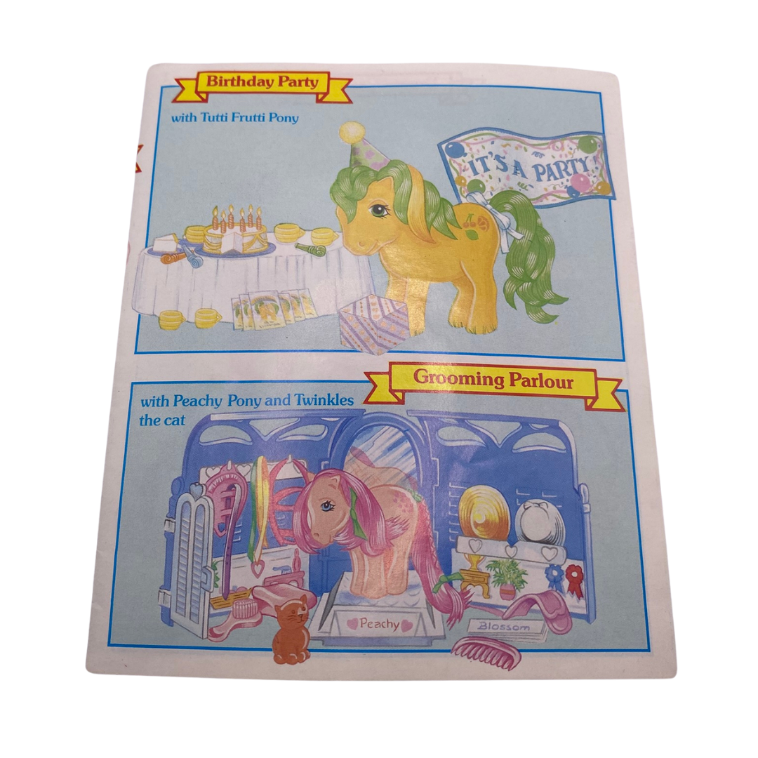 My Little Pony G1 original toy product leaflet 332