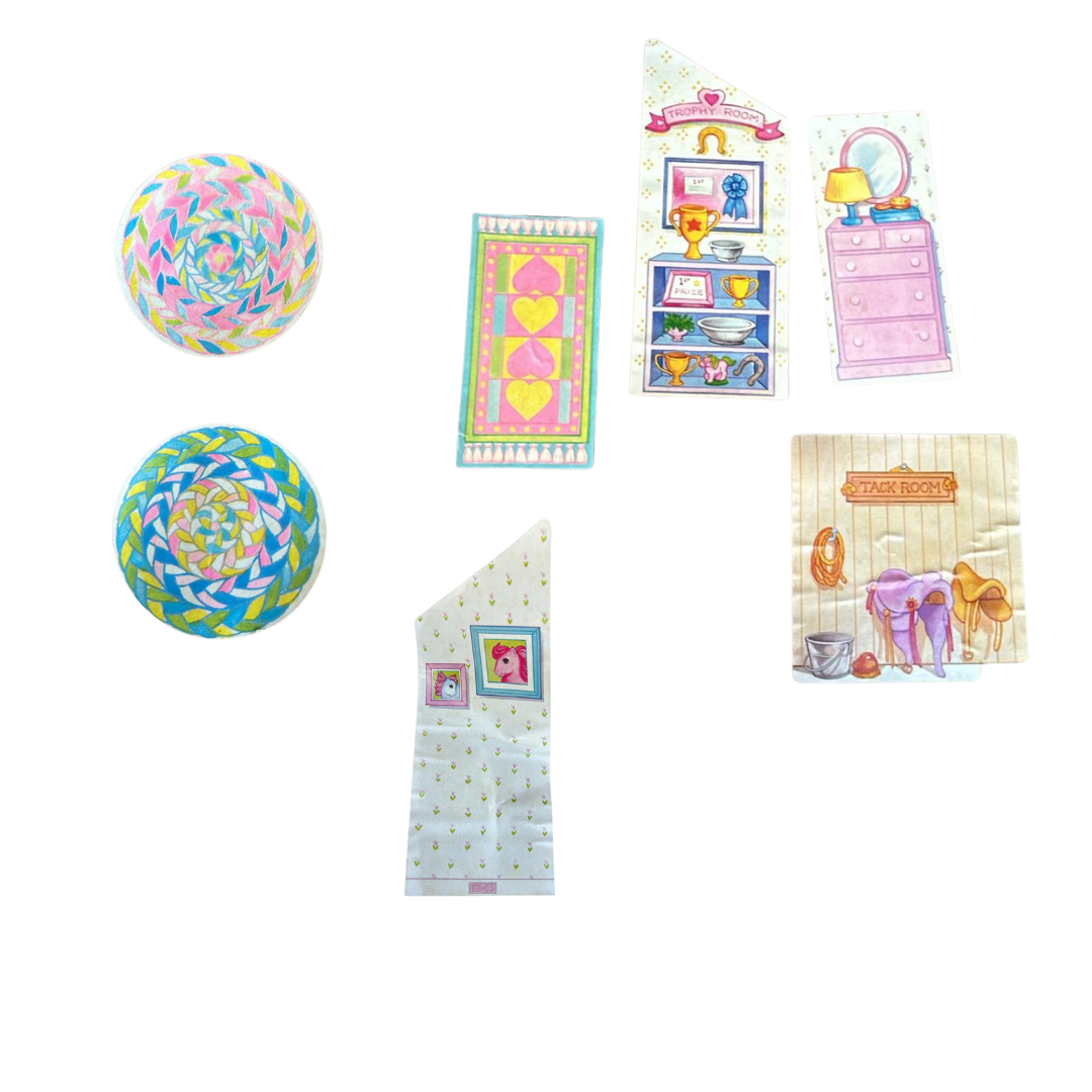 My Little Pony G1 Show Stable near complete with box