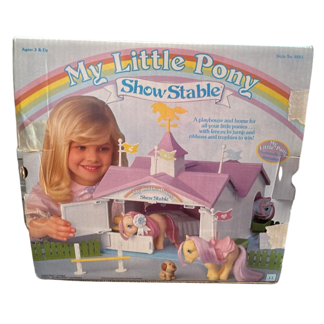 My Little Pony G1 Show Stable near complete with box
