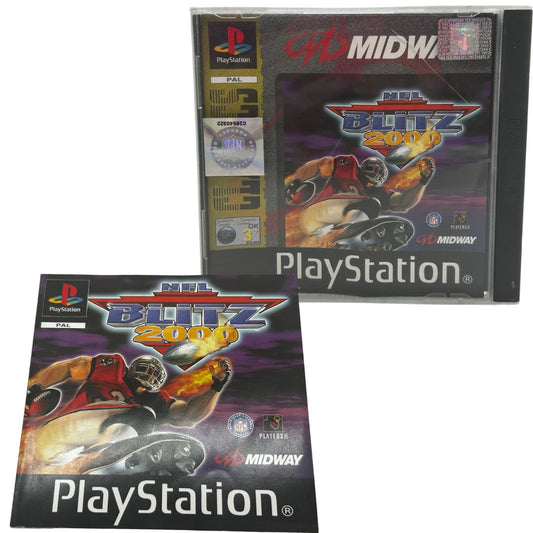 NFL Blitz 2000 - Playstation 1 PS1 UK PAL Game Complete With Manual