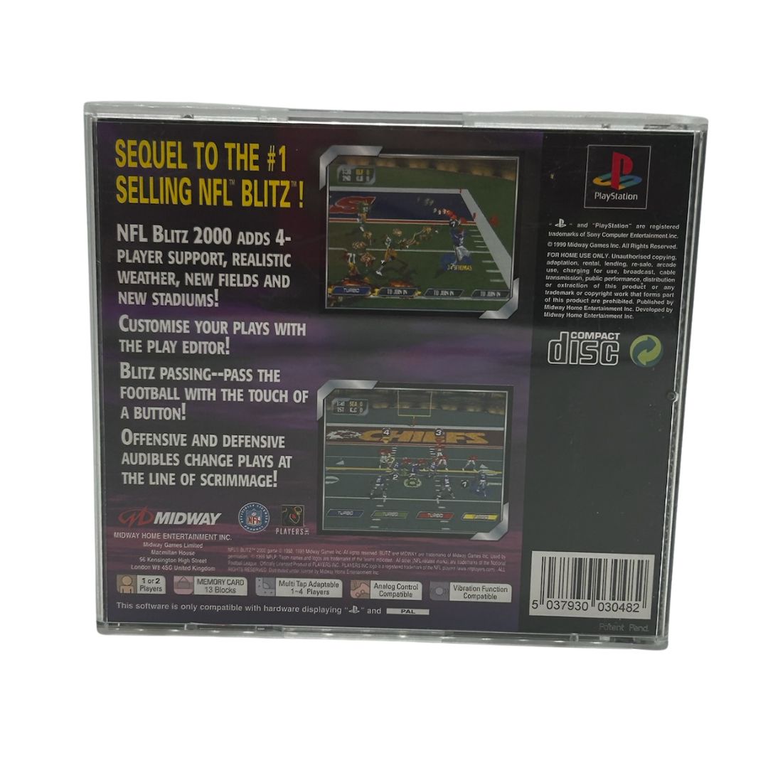 NFL Blitz 2000 - Playstation 1 PS1 UK PAL Game Complete With Manual