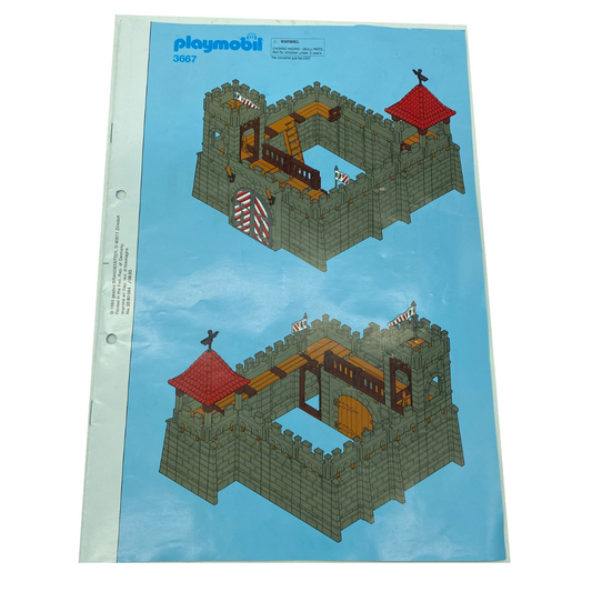Playmobil Knights Kings Large Castle 3667 instructions