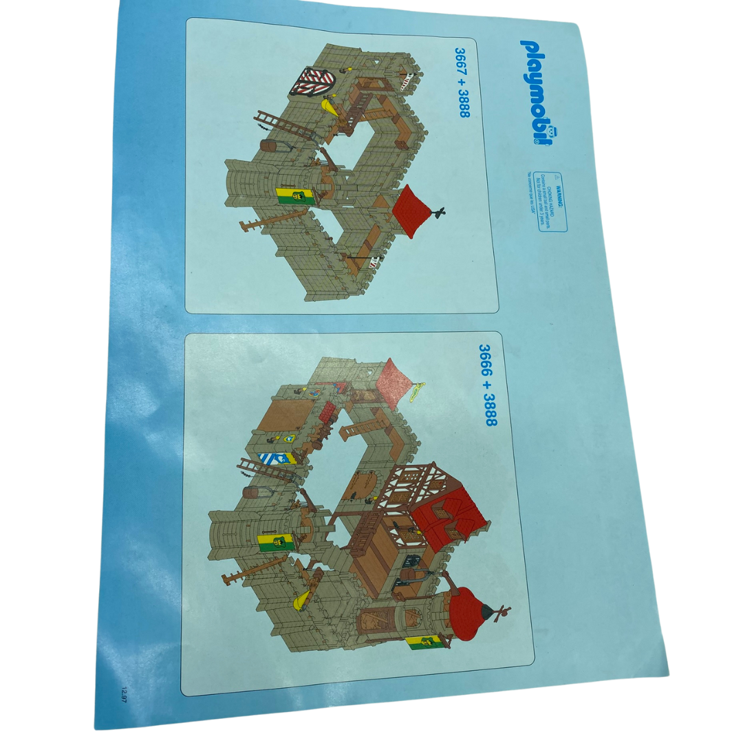 Playmobil Knights Kings Large Castle 3667 instructions